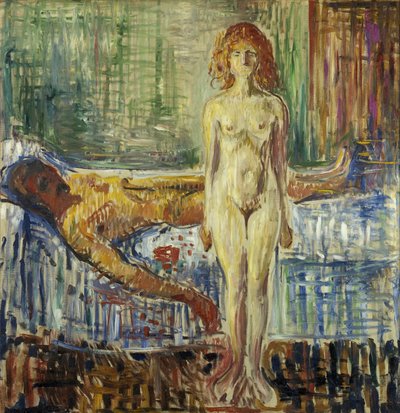 The Death of Marat II av Edvard Munch