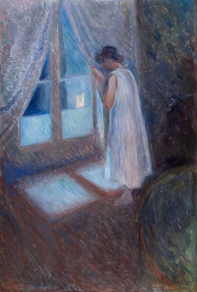 Flickan vid fönstret av Edvard Munch