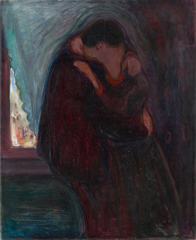 The Kiss av Edvard Munch