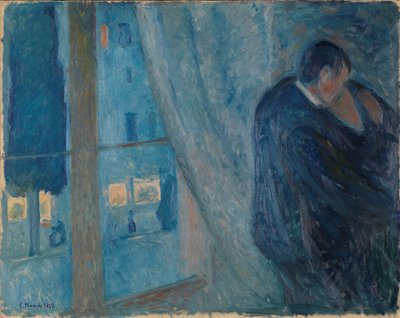 Kyssen, 1892. av Edvard Munch