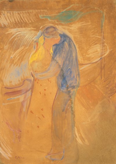Kyssen, 1906-1907. av Edvard Munch