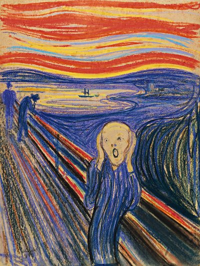 Skriet, 1895 av Edvard Munch