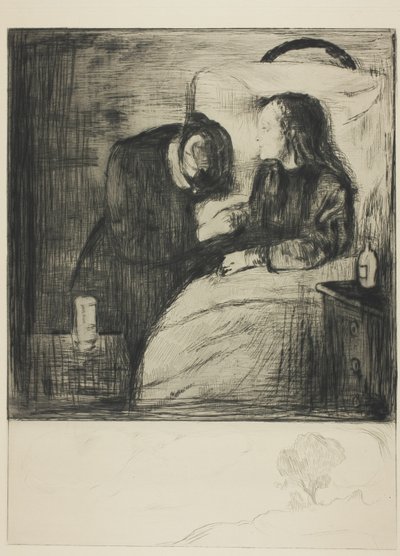 Det sjuka barnet av Edvard Munch