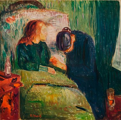 Det sjuka barnet, 1907 av Edvard Munch