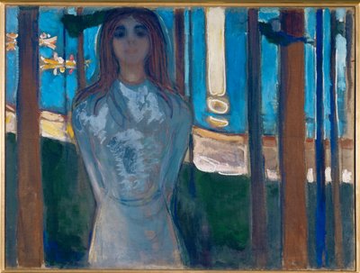 The Voice (olja på duk) av Edvard Munch