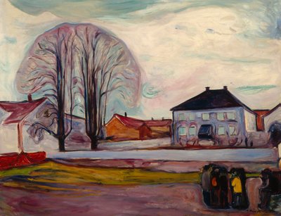 Huset vid stranden av Edvard Munch