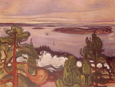 Tåg rök av Edvard Munch