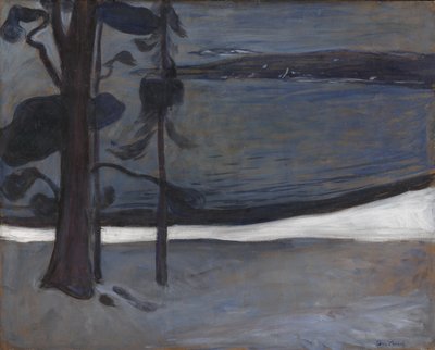 Vinter i Nordstrand av Edvard Munch