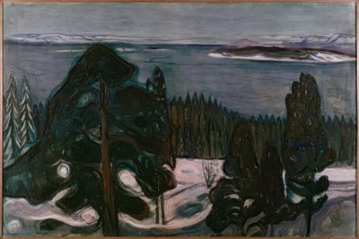 Vinternatt av Edvard Munch