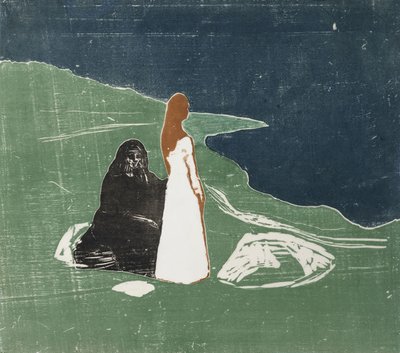 Kvinnor vid havet; kvinnor på stranden av Edvard Munch