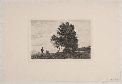 Kväll utanför en bondgård av Edvard Petersen