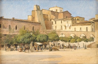 Torget i Sulmona av Edvard Petersen