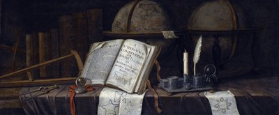 Vanitas Still Life av Edwaert Collier (1642-1708), - Olja på duk, 41,9x98,8 - Privat samling av Edwaert Colyer or Collier