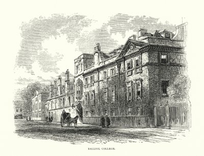 Balliol College (gravyr) av Edward (after) Whymper