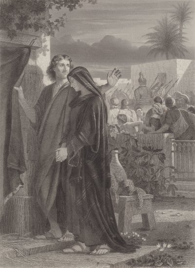 Johannes och Jesu moder av Edward A. Armitage