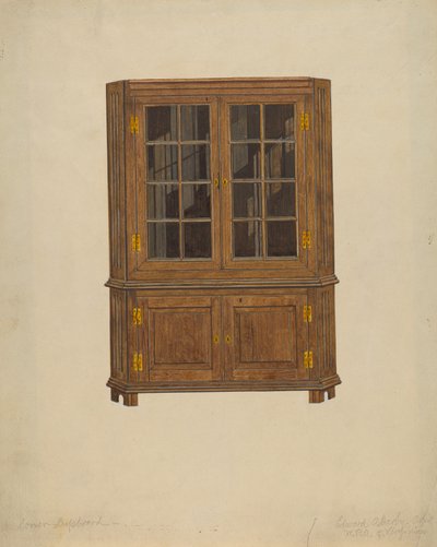 Hörnskåp av Edward A. Darby