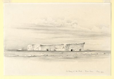 A Berg in the Pack, Ross Sea, 1910 av Edward Adrian Wilson