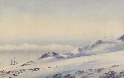 "Discovery" på Hut Point av Edward Adrian Wilson