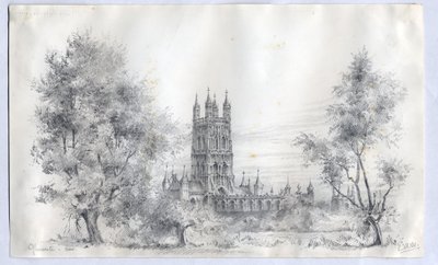 Gloucester Cathedral, 1900 av Edward Adrian Wilson