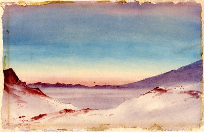 Hut Point from the Gap, 1901-04 (wc på papper) av Edward Adrian Wilson