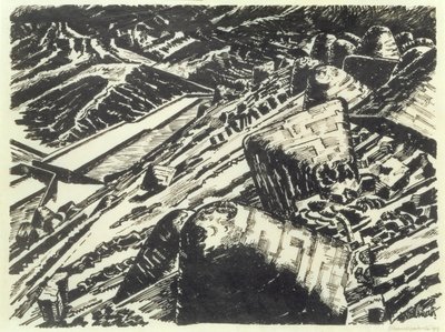 Slevslagg, Old Hill av Edward Alexander Wadsworth