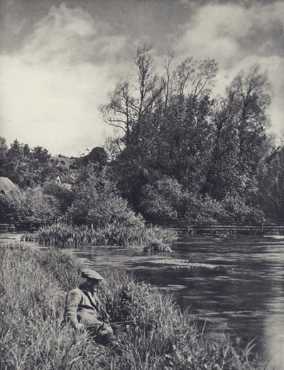 Maj-flygtid på testet (svartvitt foto) av Edward Alfred Barton