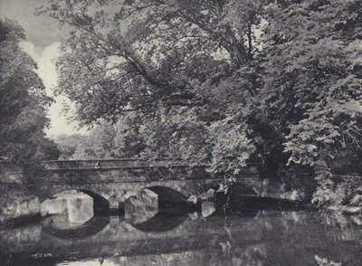 Wilton Bridge (svartvitt foto) av Edward Alfred Barton