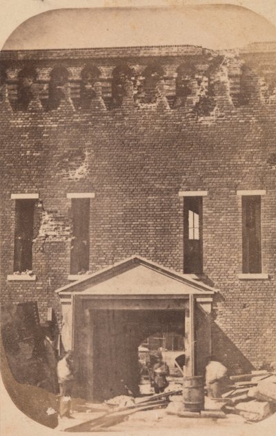 Evakueringen av Fort Sumter, april 1861. av Edward Anthony