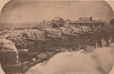 Evakueringen av Fort Sumter, april 1861, april 1861. av Edward Anthony