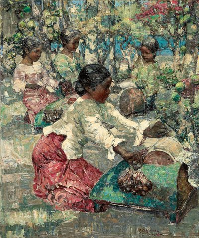 Burmesiska spetsmakare av Edward Atkinson Hornel