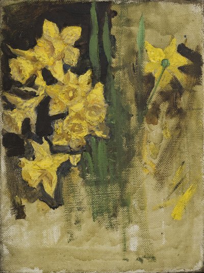 Påskliljor (olja på duk) av Edward Atkinson Hornel