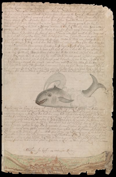 Plansch från Edward Barlows dagbok om sitt liv till sjöss på kungens skepp, Ost- och Västindienfarare och andra handelsfartyg från 1659 till 1703. av Edward Barlow
