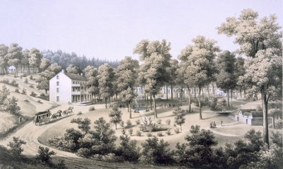 Stribling Springs, Spa Village, Augusta Country, 1858 av Edward Beyer