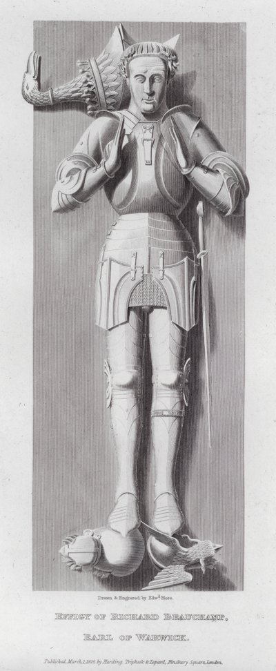 Bild av Richard Beauchamp, Earl of Warwick (gravyr) av Edward Blore