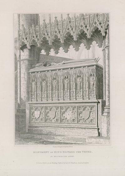 Monument över kung Edward den tredje av Edward Blore