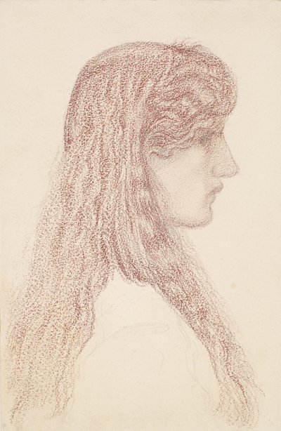 Maria Zambaco - Profilstudie av Edward Burne-Jones