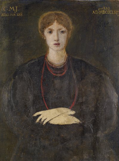 Porträtt av Georgiana Burne-Jones (1840-1920) av Edward Burne-Jones
