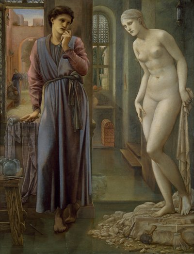 Pygmalion och bilden - The Hand Refrains av Edward Burne Jones