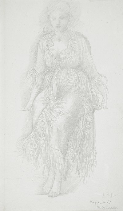 Sittande kvinna av Edward Burne-Jones