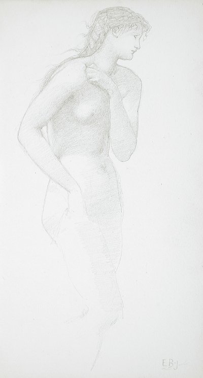 Stående kvinnlig akt av Edward Burne-Jones