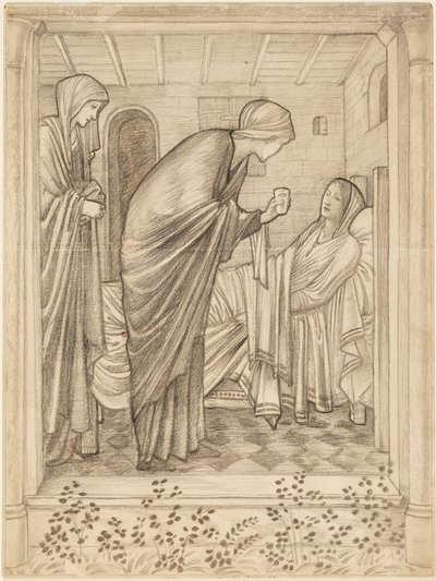 Att besöka sjuka av Edward Burne-Jones
