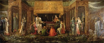 Arthurs sista sömn i Avalon av Edward Burne Jones