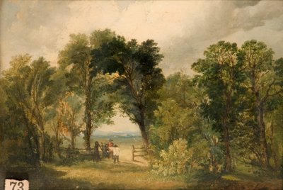 En Woodland Glade av Edward Calvert