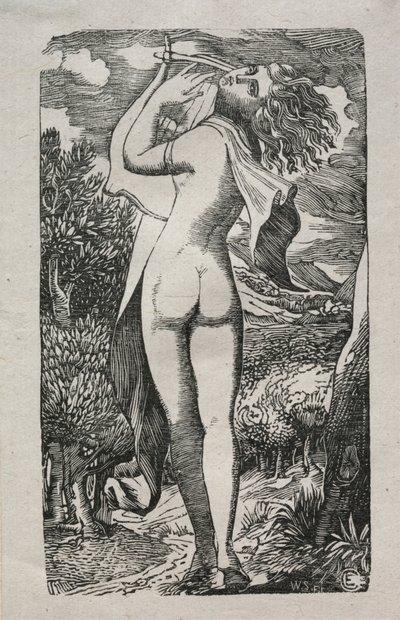 Bacchante eller Spelaren på Lyran av Edward Calvert