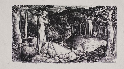 Idealiskt pastoralt liv av Edward Calvert