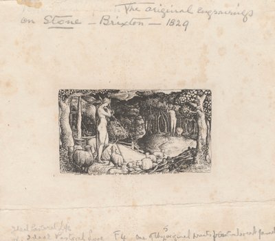 Idealiskt pastoralt liv av Edward Calvert