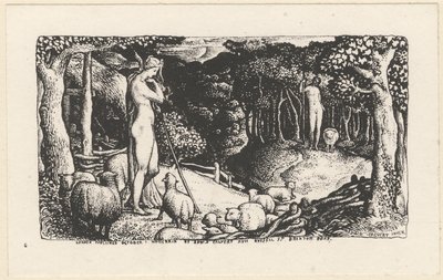 Idealiskt pastoralt liv av Edward Calvert