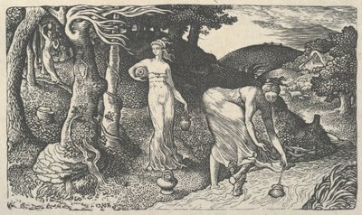 Bäcken, 1829. av Edward Calvert
