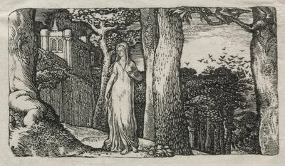 The Lady and the Rooks, 1829. av Edward Calvert