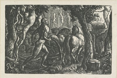 The Ploughman: Christian Ploughing the last rrow of life, 1827 av Edward Calvert